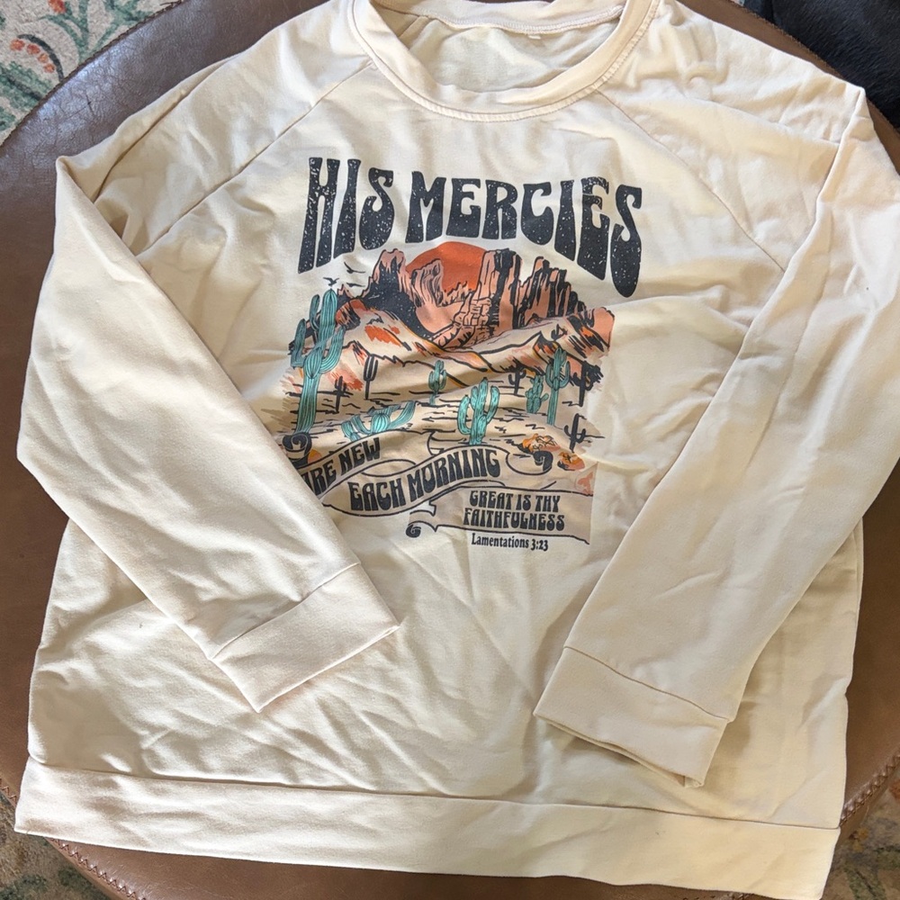 His mercies sweater